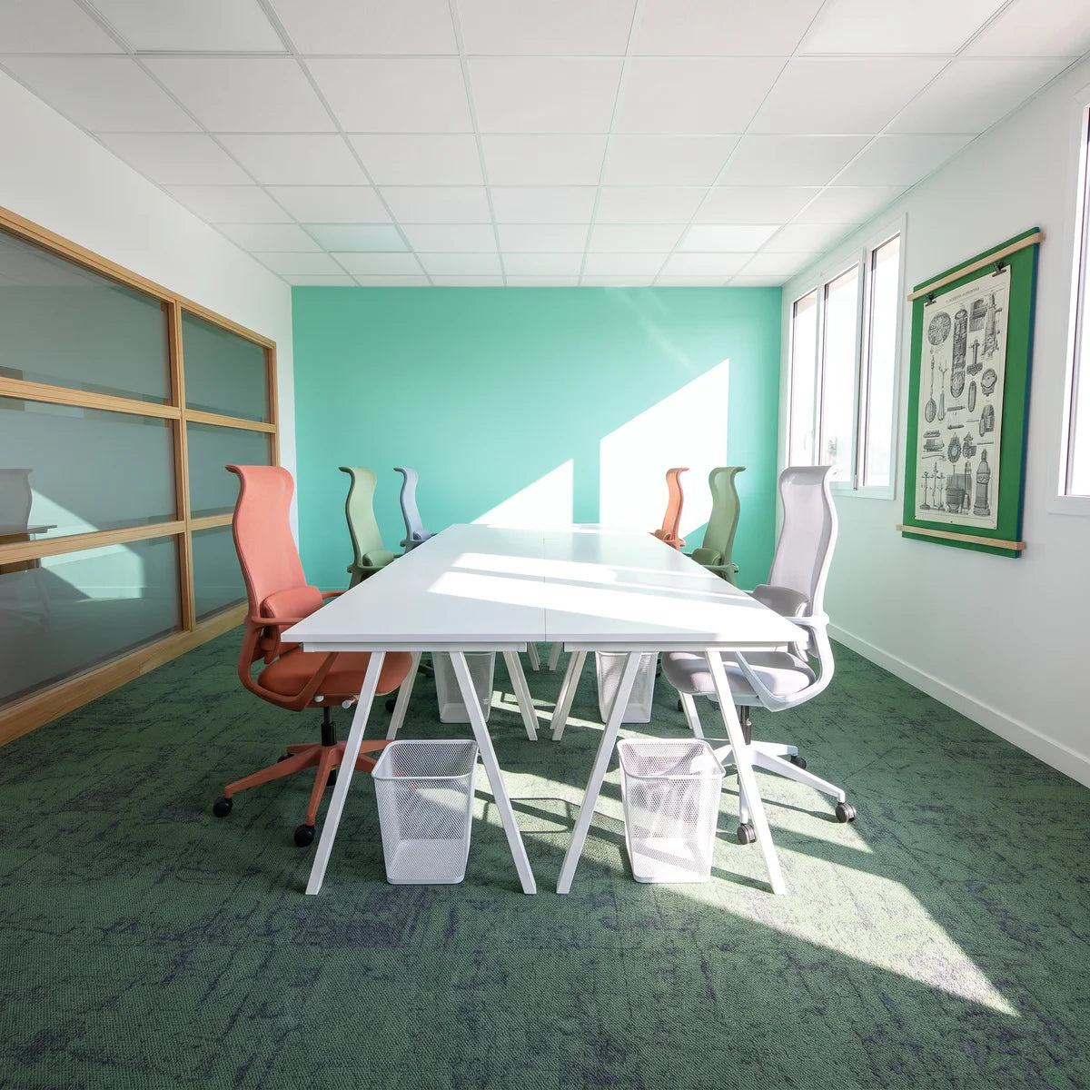 Bureau privatif 4 postes WIDE Andrézieux-Bouthéon, photo non contractuelle
