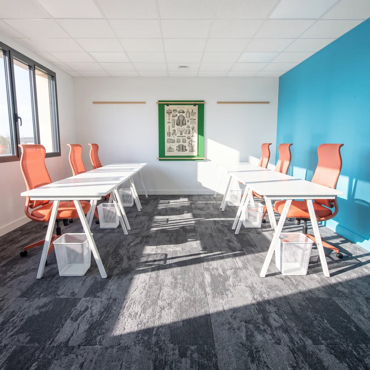 Bureau privatif 6 postes WIDE Andrézieux-Bouthéon, photo non contractuelle
