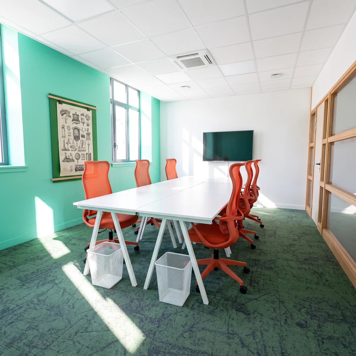 Bureau privatif 4 postes WIDE Andrézieux-Bouthéon, photo non contractuelle