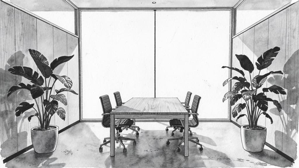Bureau privatif 4 personnes dans un espace de travail professionnel