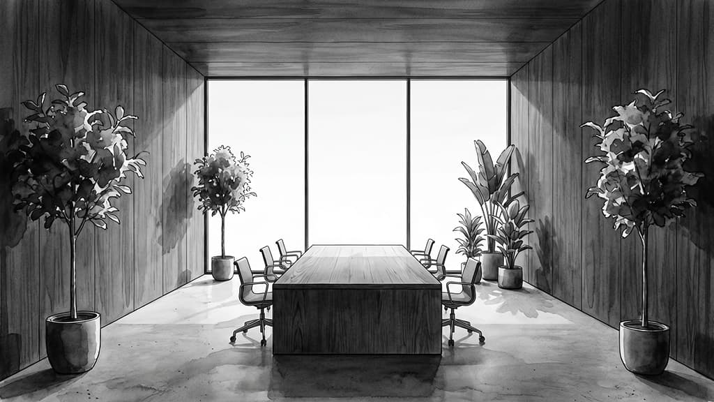Bureau privatif 6 personnes dans un espace de travail professionnel