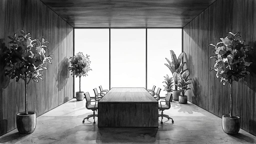 Bureau privatif 6 personnes dans un espace de travail professionnel