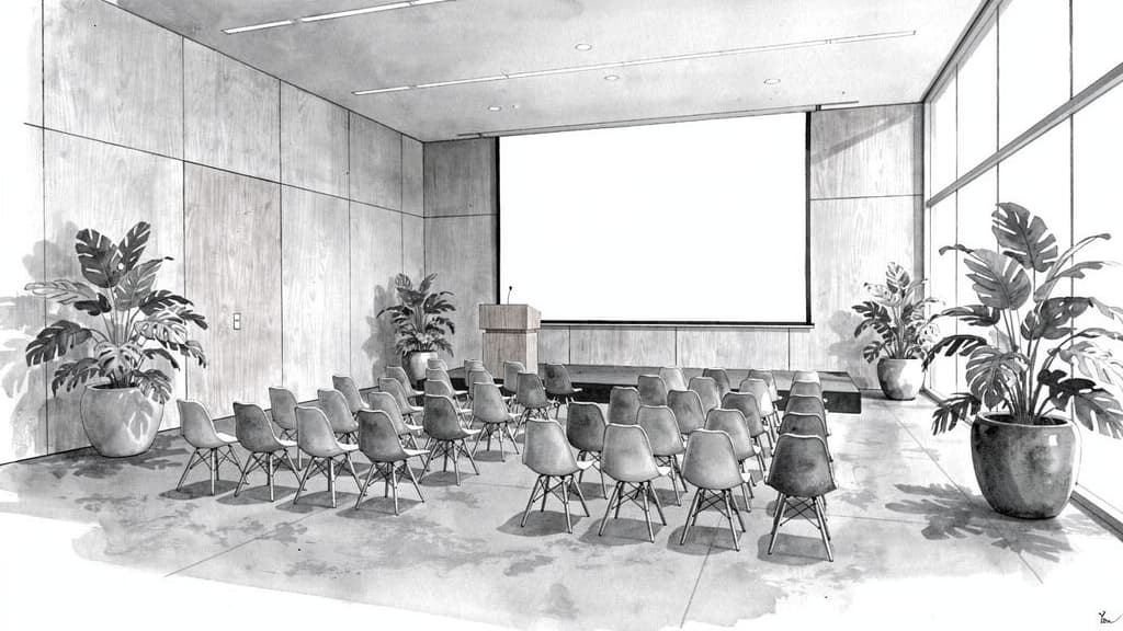 Salle de conférence jusqu'à 30 personnes pour séminaires et événements professionnels