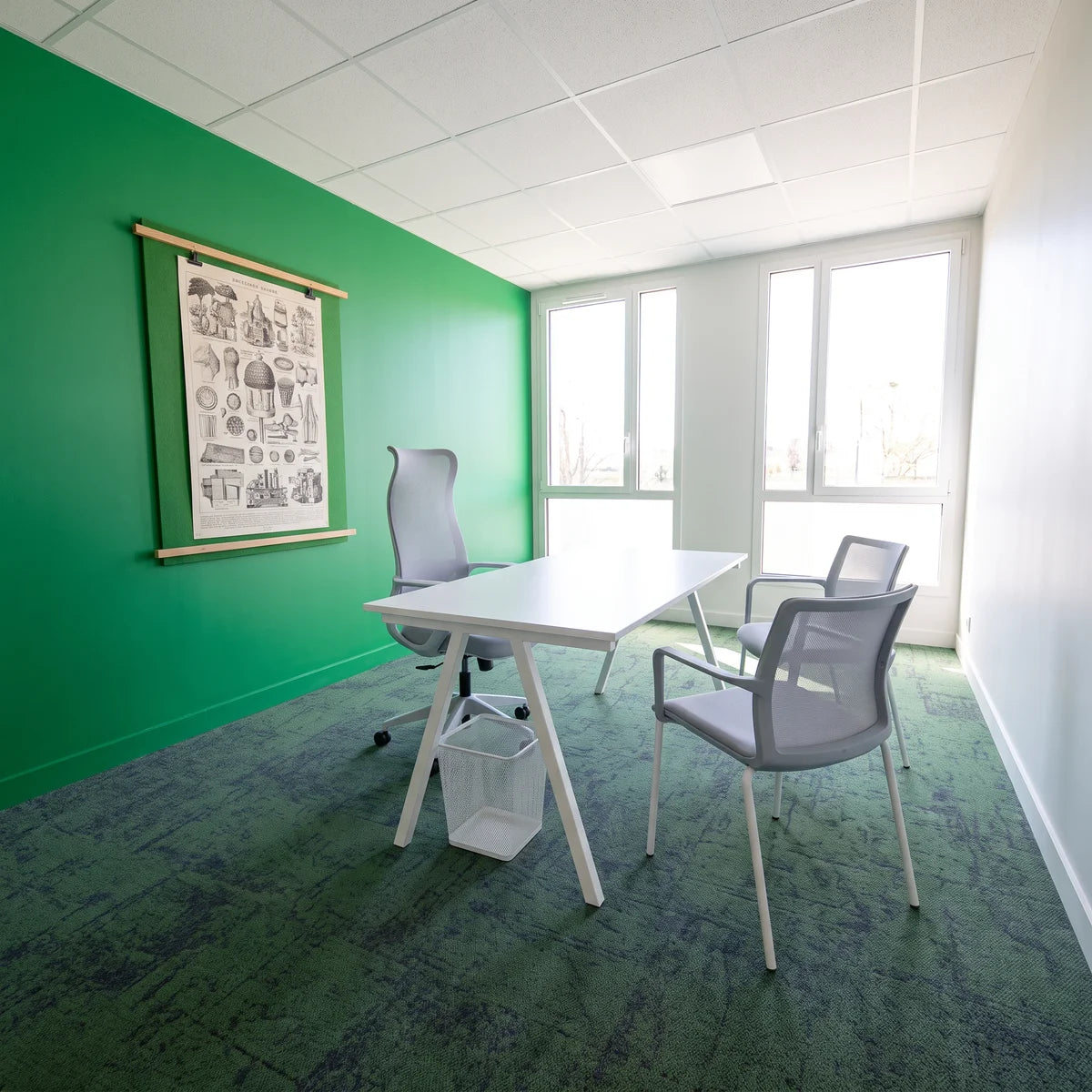 Bureau privatif 2 postes WIDE Andrézieux-Bouthéon, photo non contractuelle