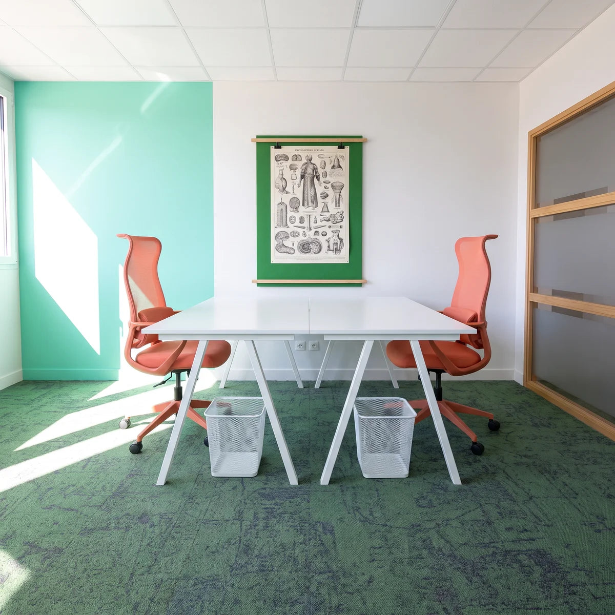 Bureau privatif 2 postes WIDE Andrézieux-Bouthéon, photo non contractuelle