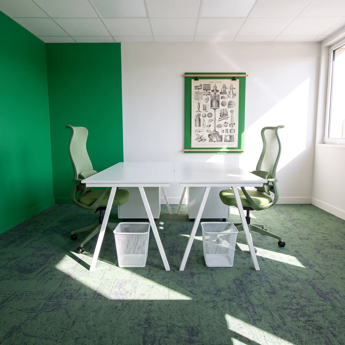 Bureau privatif 2 postes WIDE Andrézieux-Bouthéon, photo non contractuelle