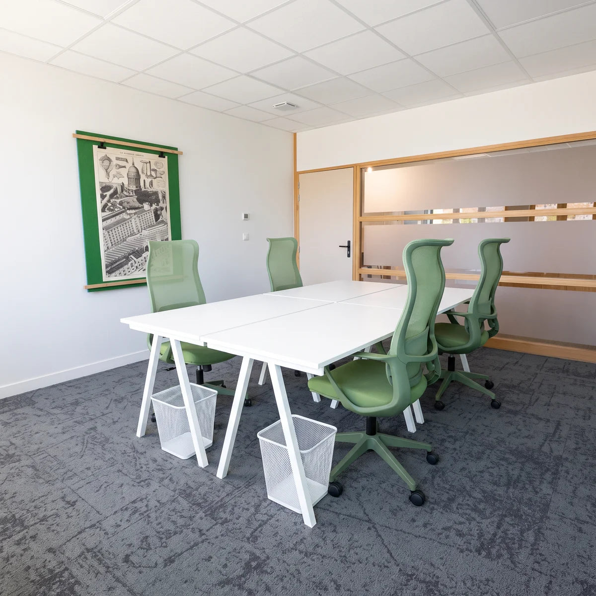 Bureau privatif 4 postes WIDE Andrézieux-Bouthéon, photo non contractuelle