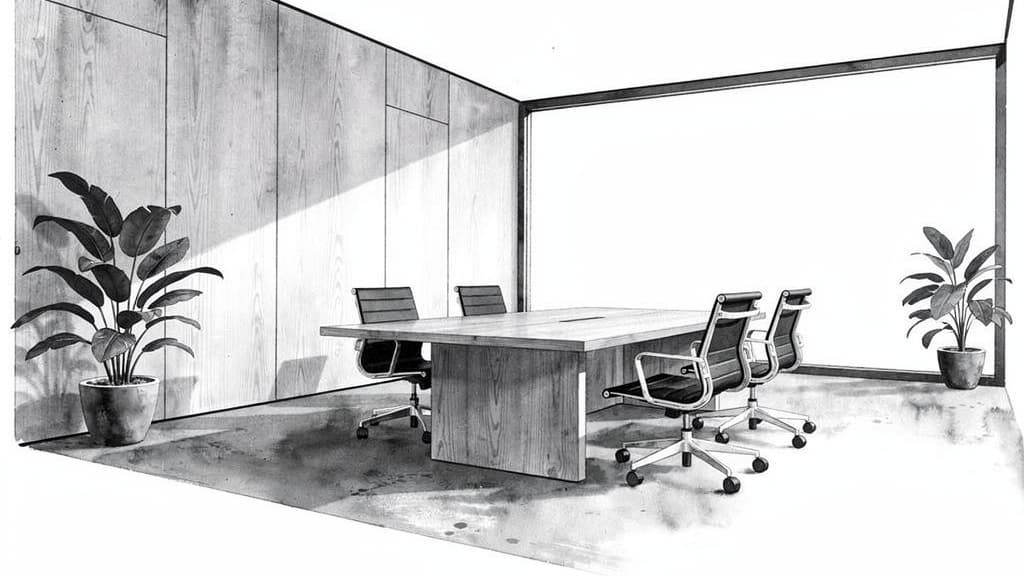 Bureau privatif 4 personnes dans un espace de travail professionnel