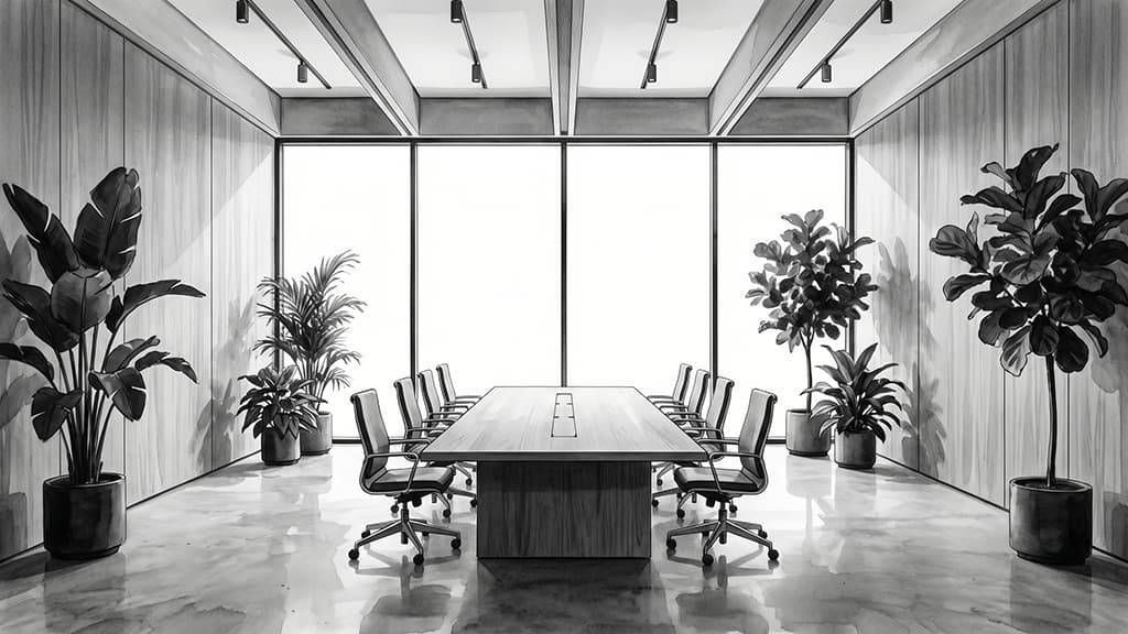 Bureau privatif 6 personnes dans un espace de travail professionnel