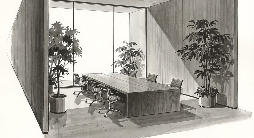 Bureau privatif 6 personnes dans un espace de travail professionnel