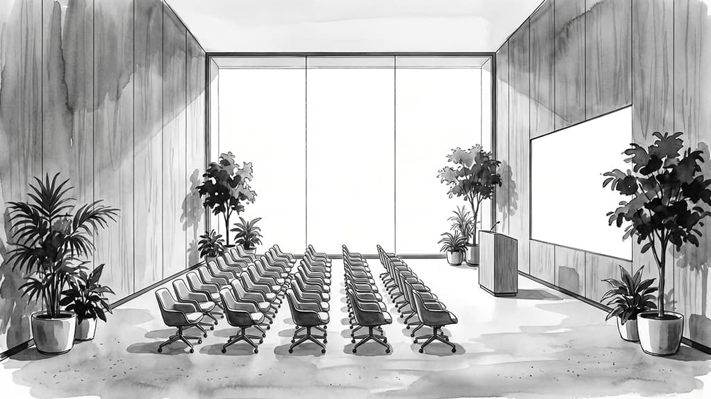Salle de conférence jusqu'à 30 personnes pour séminaires et événements professionnels