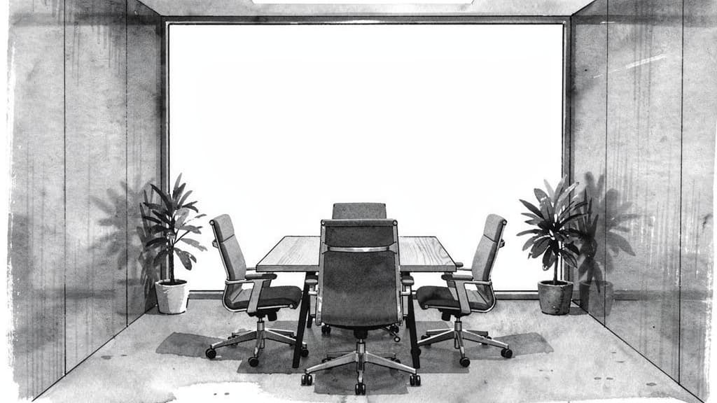 Salle de réunion 4 personnes pour rendez-vous et échanges professionnels